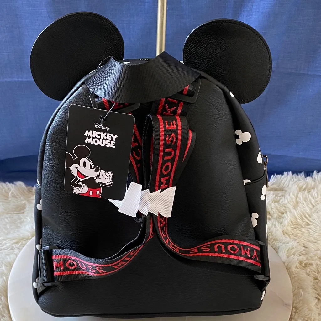 NWT Disney's Mickey Mouse with 3D Ears and All Over Print Backpack - Image 7