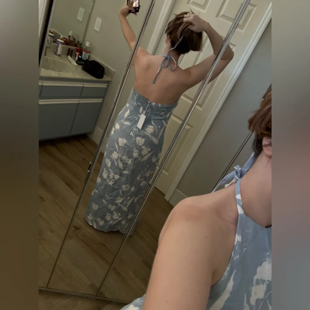 NWT Reformation Sadey Linen Dress - Image 5