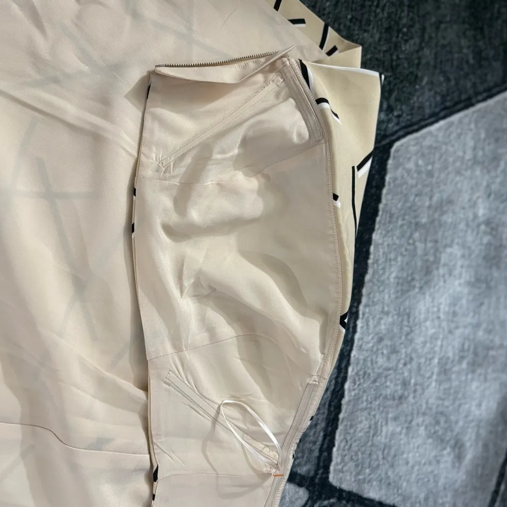 C/MEO Collective Cream Black Asymmetrical Wrap blouse - Image 11