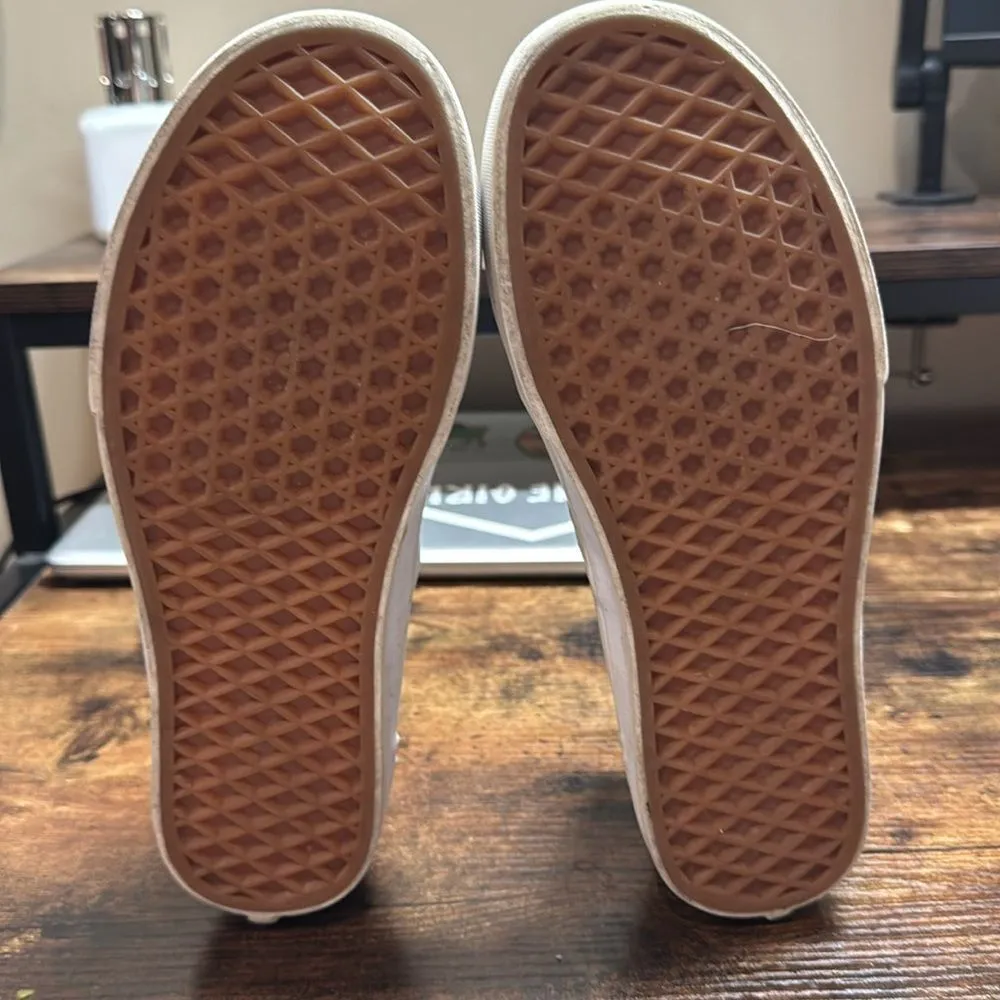 Vans Blue and White Slip one Size 8.5 - Image 10