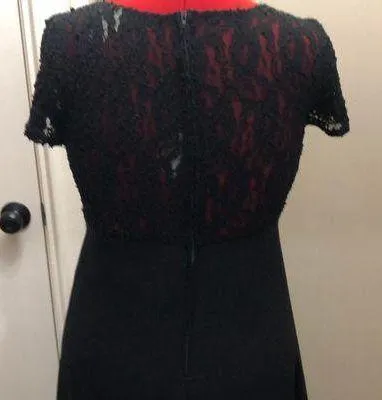Vintage Black Formal Dress Size XL - Image 3