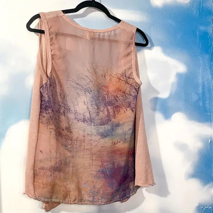 Daytrip  graphic waterfall vest - Image 2