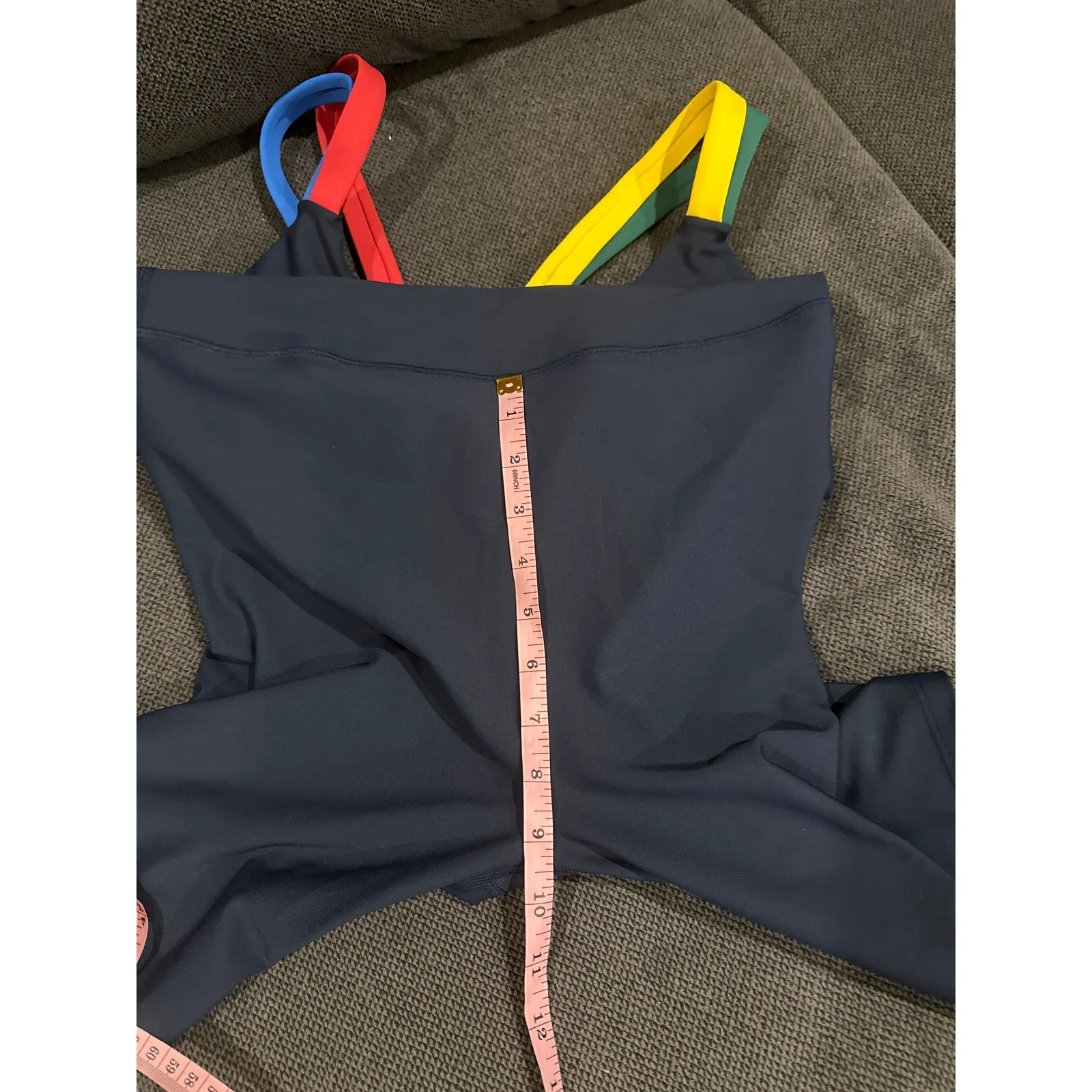 AQUA Athletic x Venus Williams Strappy Back 7" Short
Unitard Medium Blue - Image 12