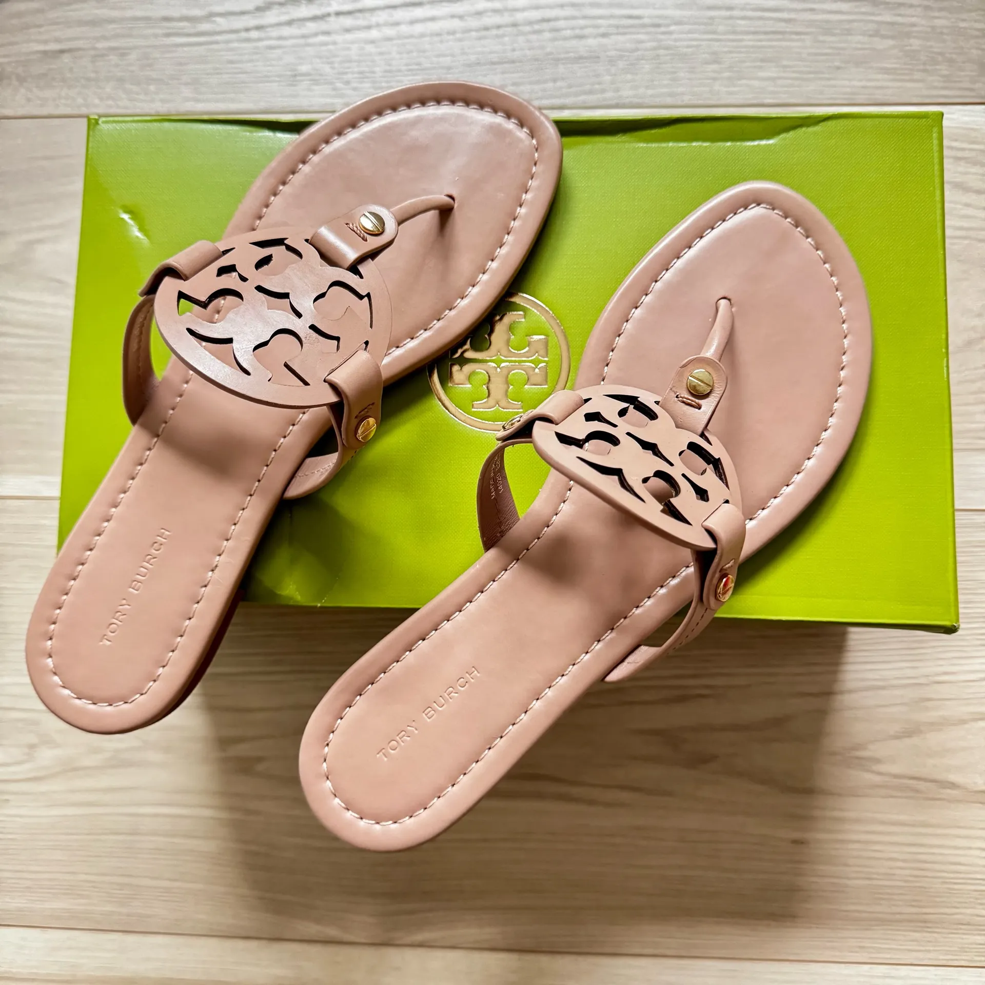 Tory Burch  Miller Sandals Sand 8 - Image 5
