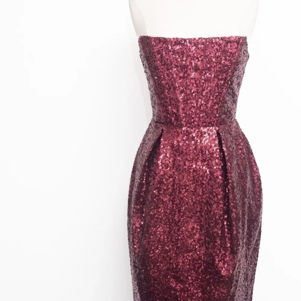 Bronx and Banco Maraya Sequin Strapless Midi Dress - Image 11