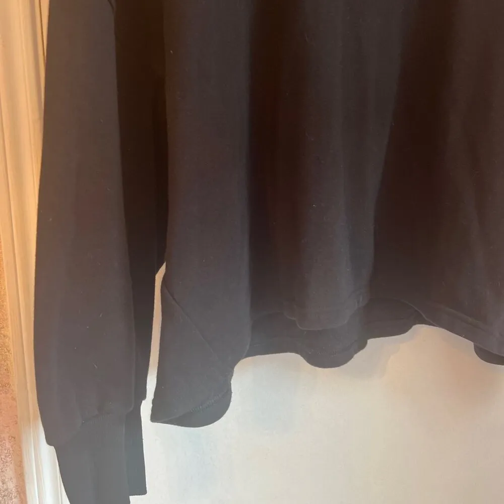 Old Navy Womens Black Hoodie XL Petite Long Sleeve - Image 3