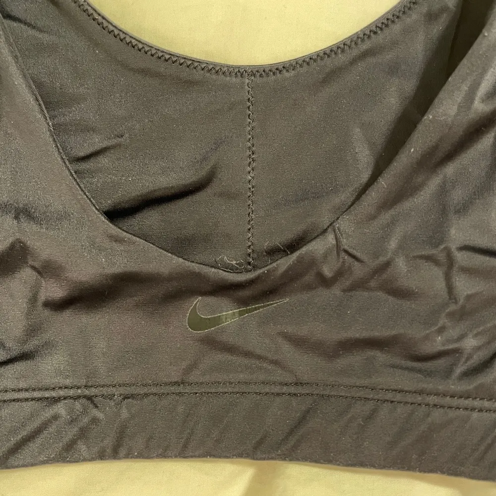 Dark Purple Metallic Sports Bra Nike - Image 3