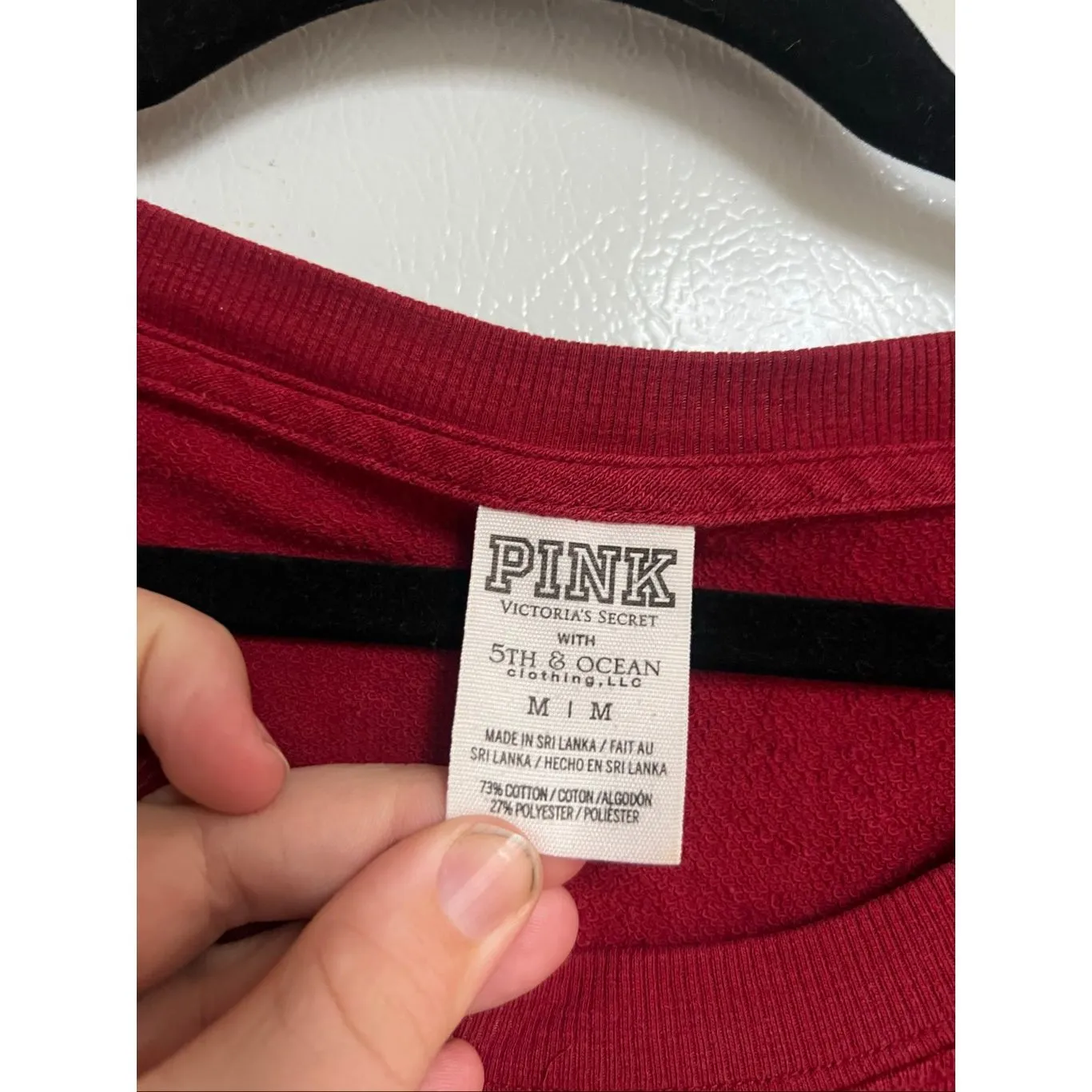 PINK By Victoria’s Secret ISU Long Sleeve Top Woman’s Size Medium Iowa State - Image 4