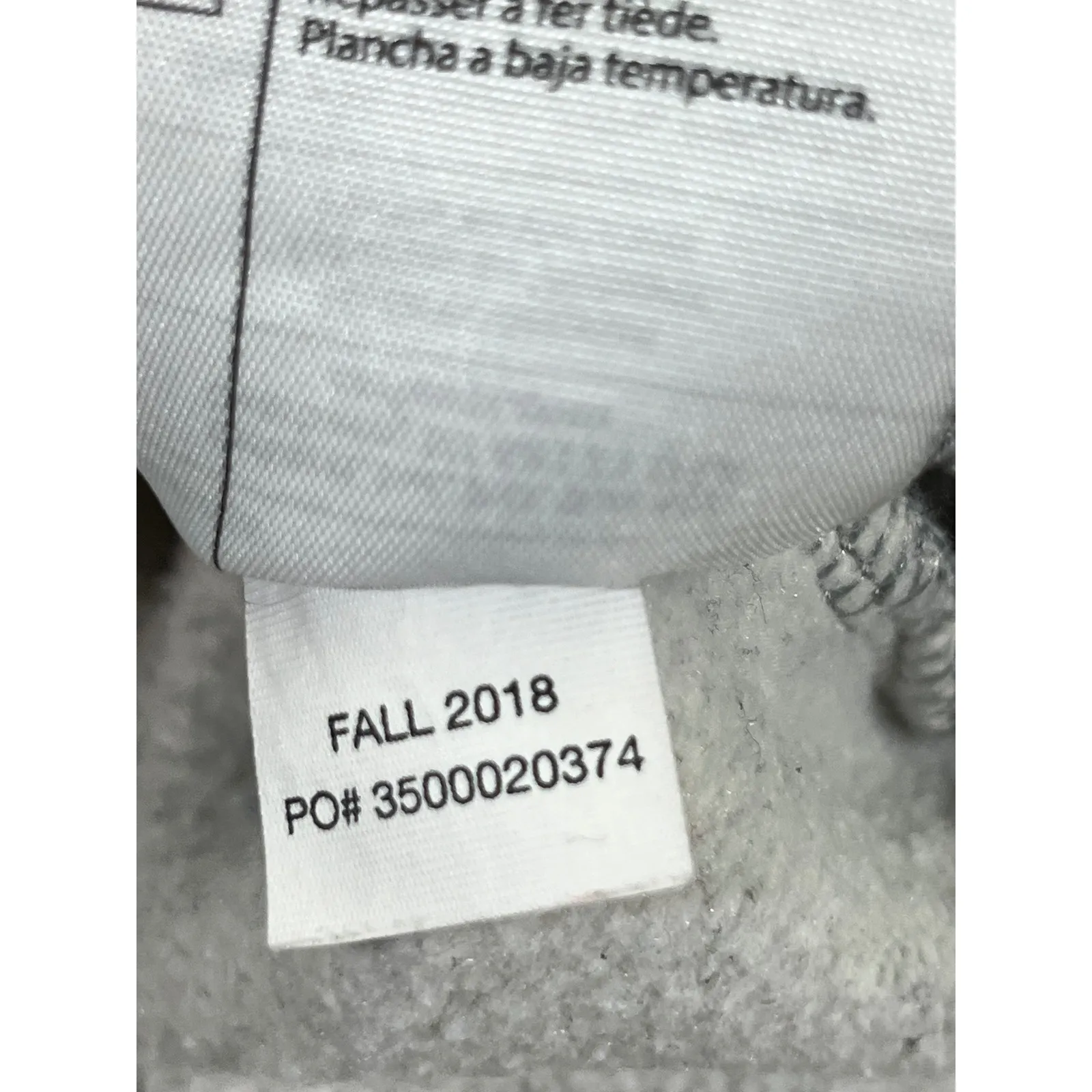 Carhartt Women Striped Quarter Zip Hooded Sweatshirt Relaxed Fit Cozy Gray Sz S - Image 10