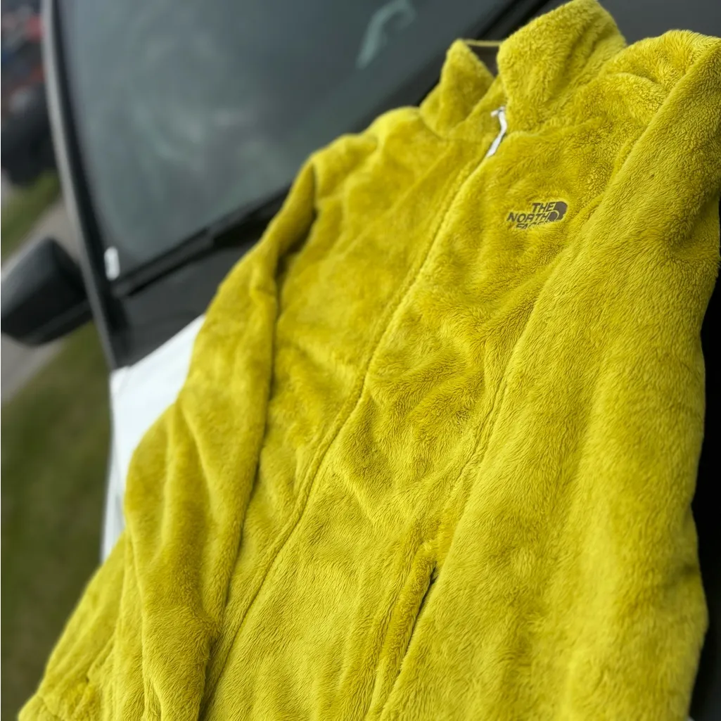 The North Face Vibrant Soft Yellow Oslo Fleece Jacket L - Image 6