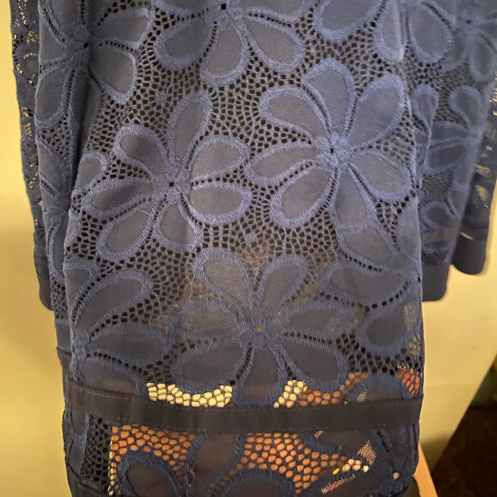 Miusol Women's Cap Sleeve 1950s Style Vintage Navy Blue Lace A - Image 6