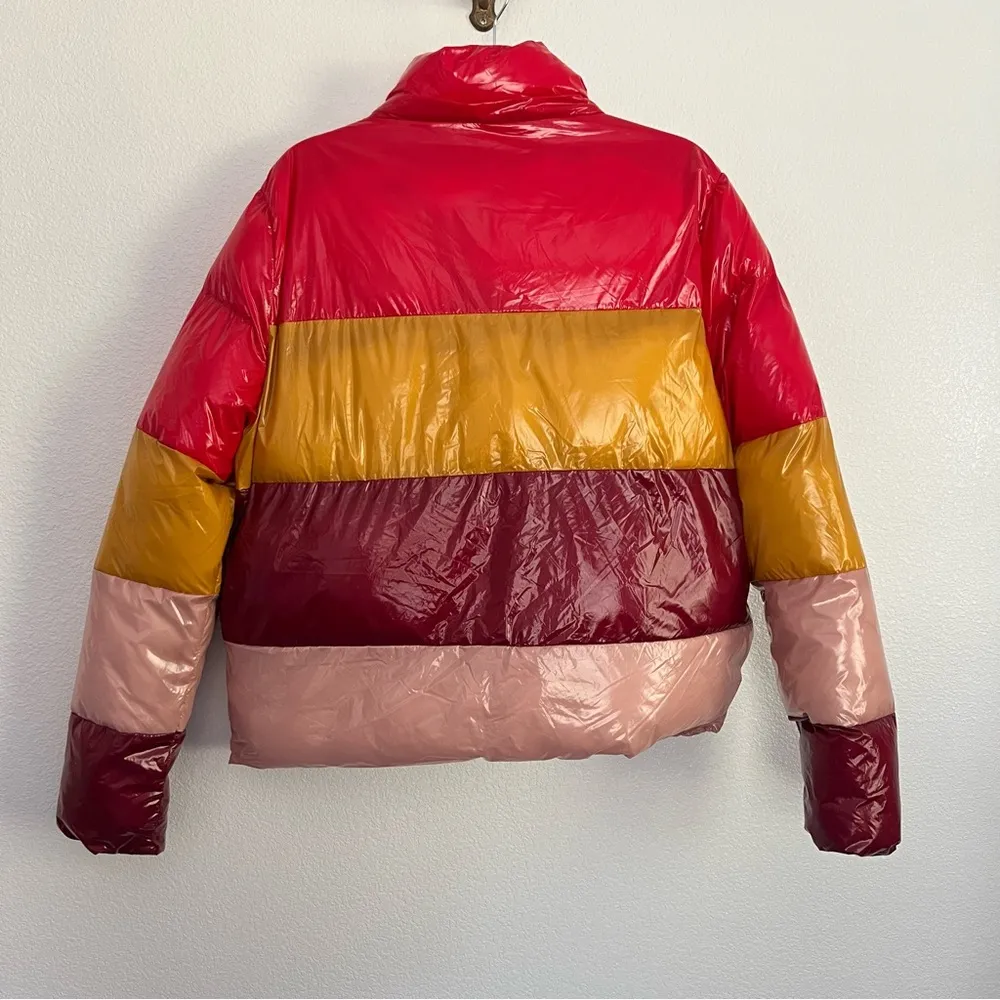 Deluc Puffer Colorful Artemis Jacket Small Red - Image 6