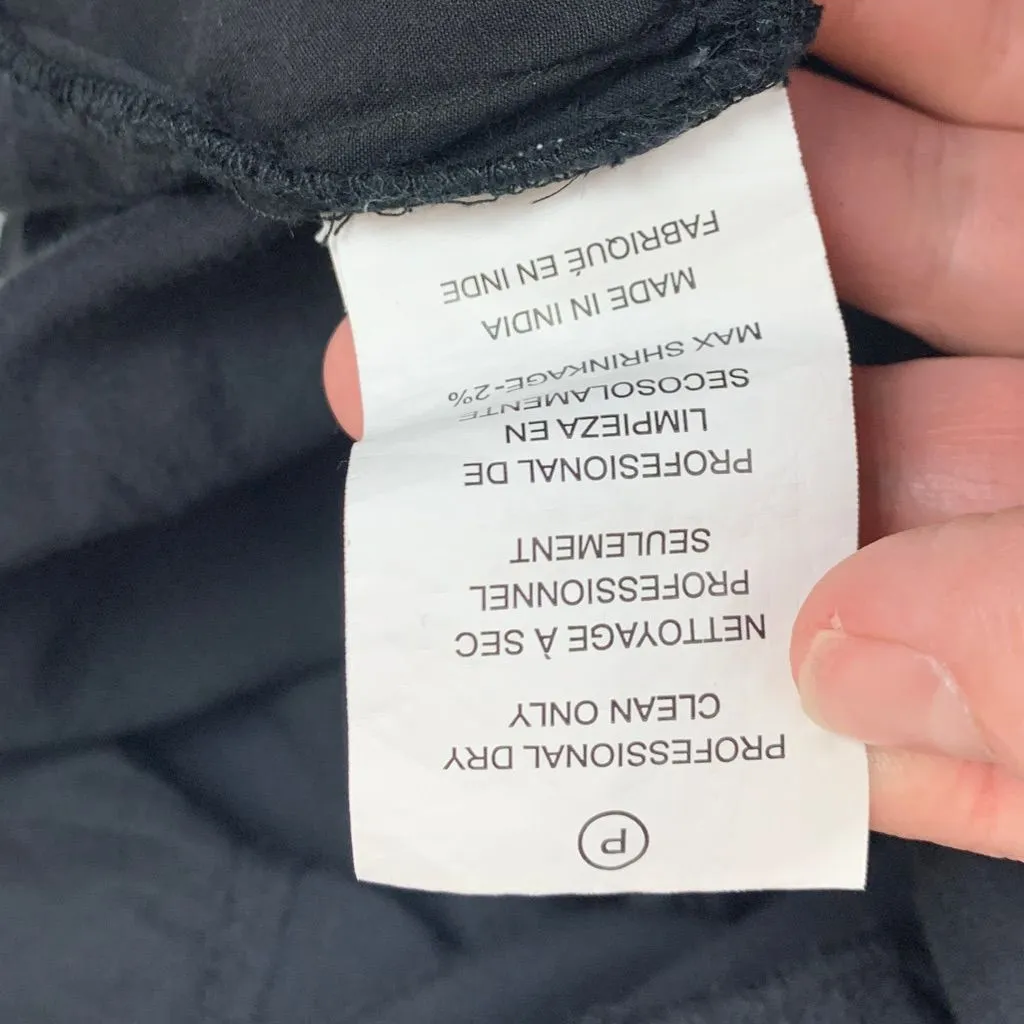 Anthropologie Samant Chauhan size 10 medium Black Embroidered maxi Dress boho ti - Image 8