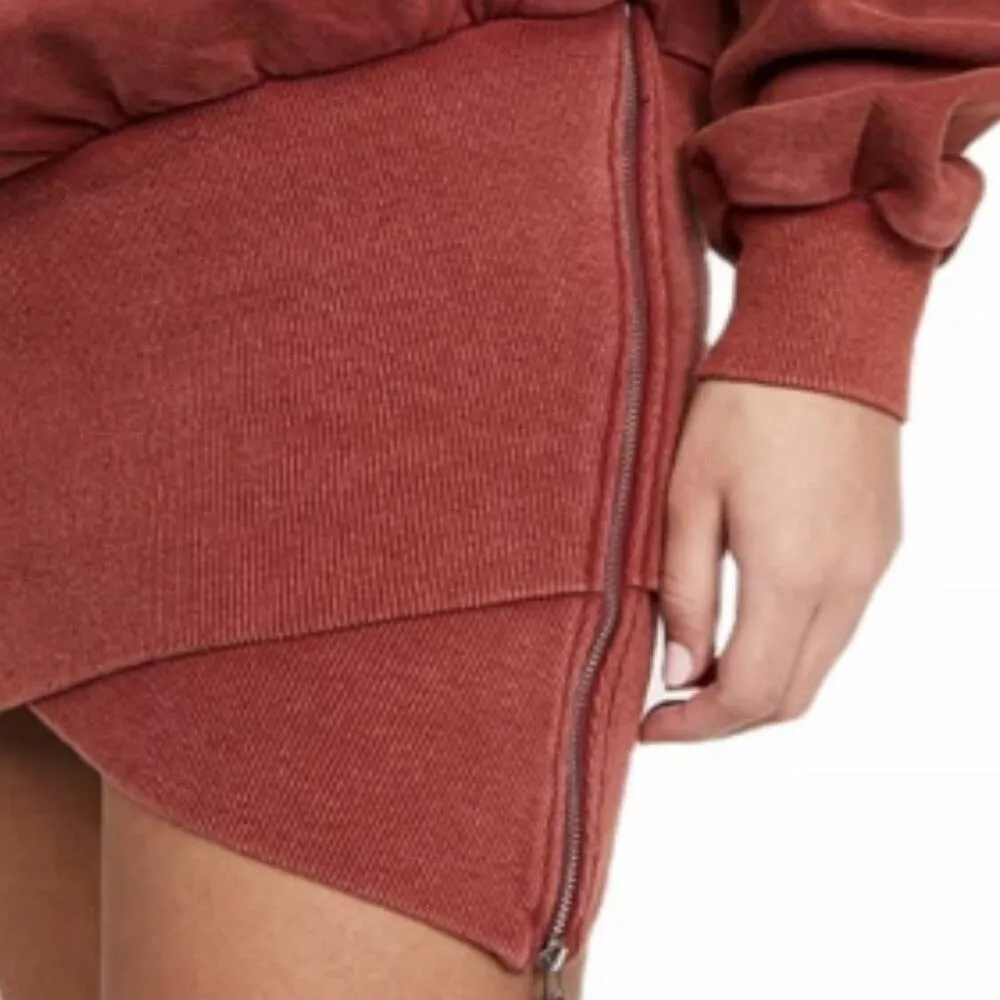 Young Fabulous & Broke Asymmetrical Turtleneck Mini Sweater Dress Sz M NWT - Image 5