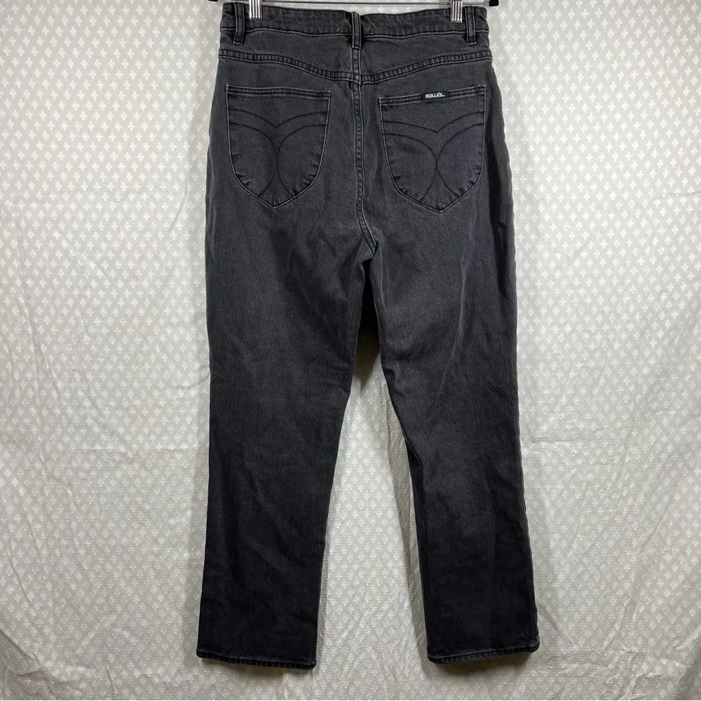 Rolla’s Black Original‎ High Rise Straight Leg Jeans Size 32 - Image 3