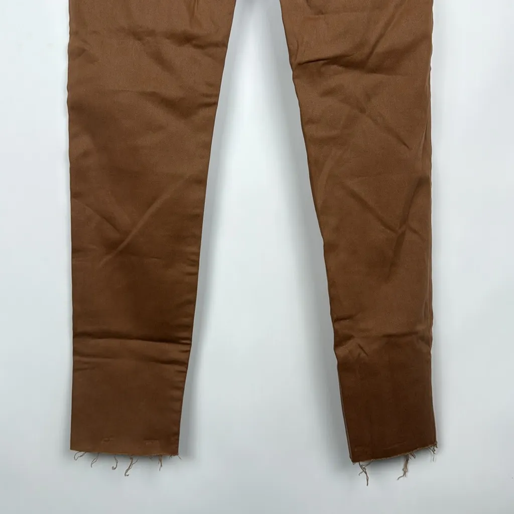 Joe’s Jeans The Charlie High Rise Skinny Ankle Pant Size 28 Terracotta Brown - Image 7