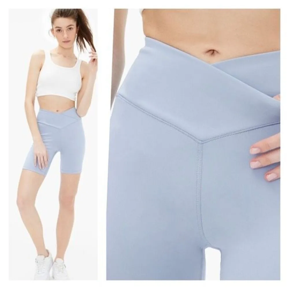 NWT‎ Aeropostale Flex Crossover High-Rise Bike Shorts 7.5” inseam Size Large - Image 2