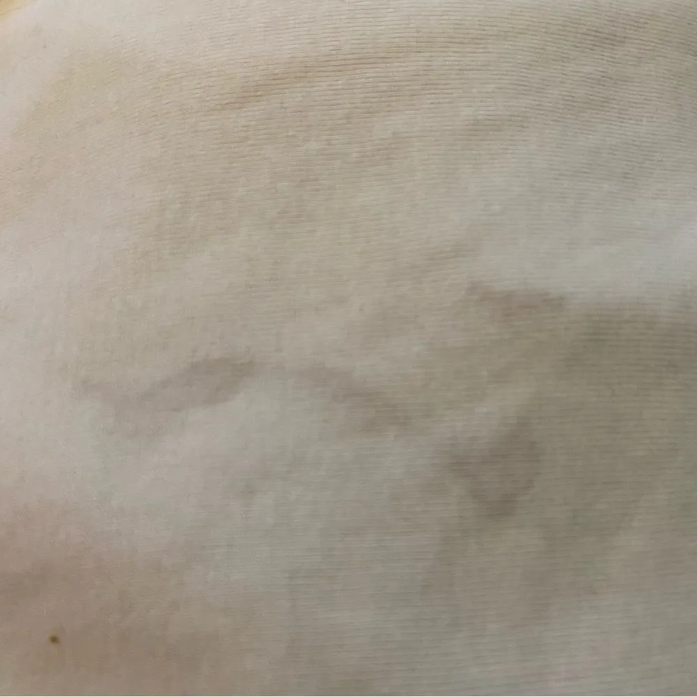 American Eagle Baby Tee Ringer Style Contrast Trim Off White XS - Image 4