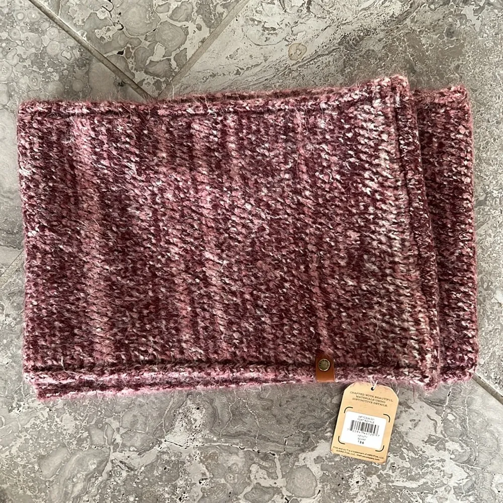 Frye & Co Space Dyed Infinity Cold Weather Scarf Wrap, Neck Warmer in Bark NWT - Image 4