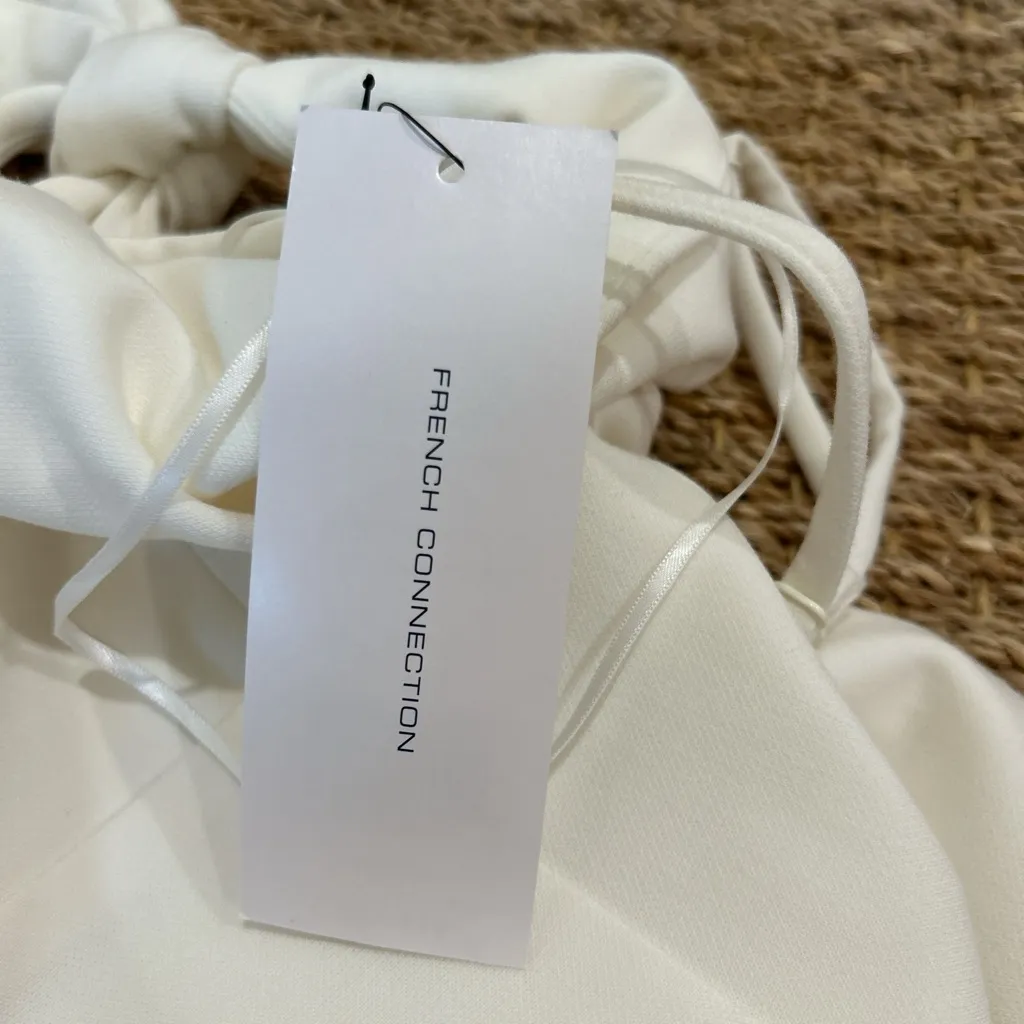 French Connection White Mini Dress - Image 4