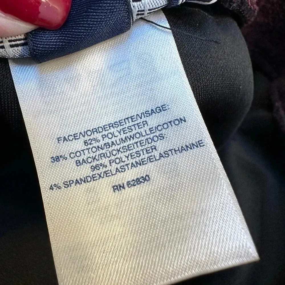 Lands End | Black & Pink Heavyweight Bell Flare Skirt Size S Small Retro Vibes - Image 8