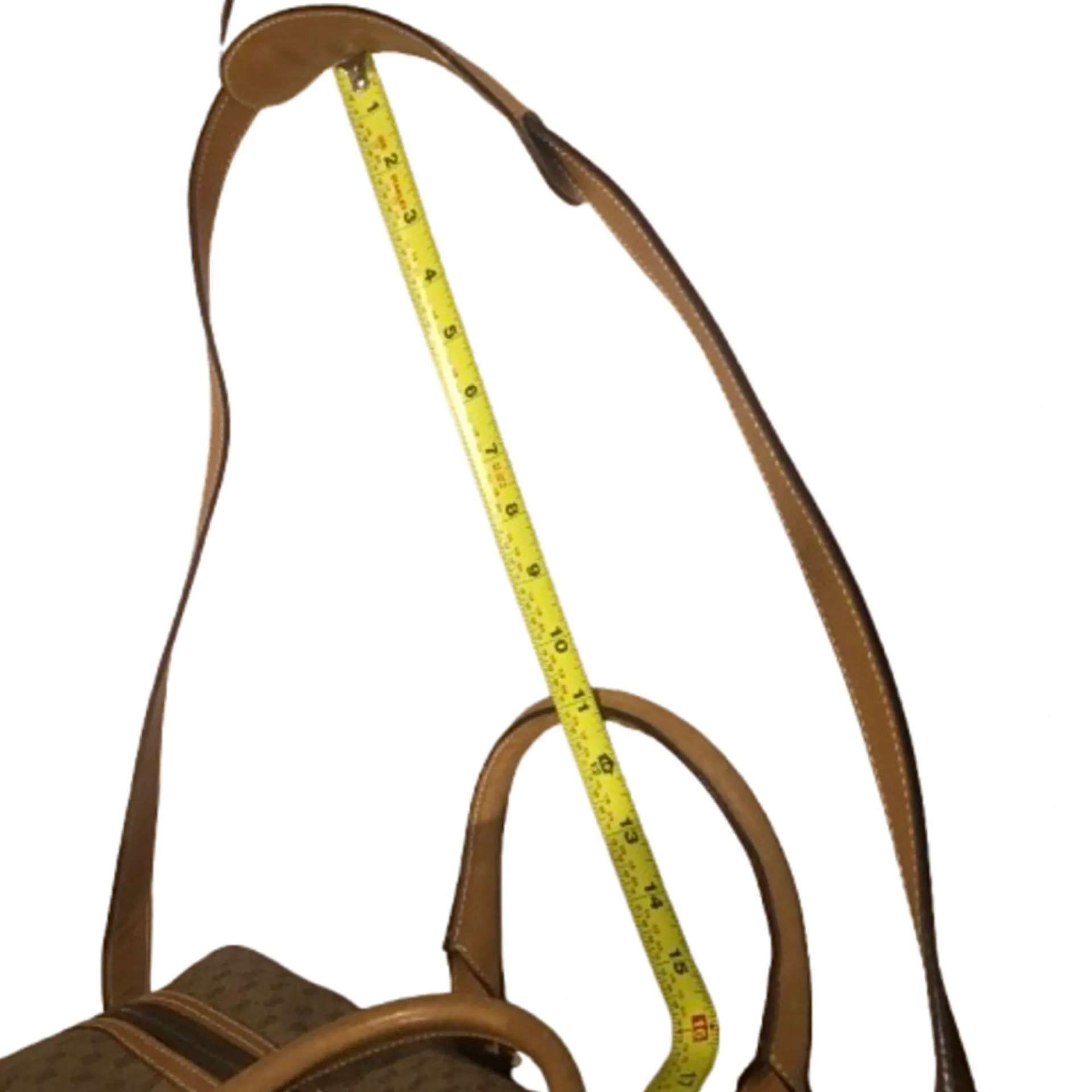 GUCCI Micro GG Leather and Coated Canvas Carry-On Luggage Travel Shoulder Bag - Image 11