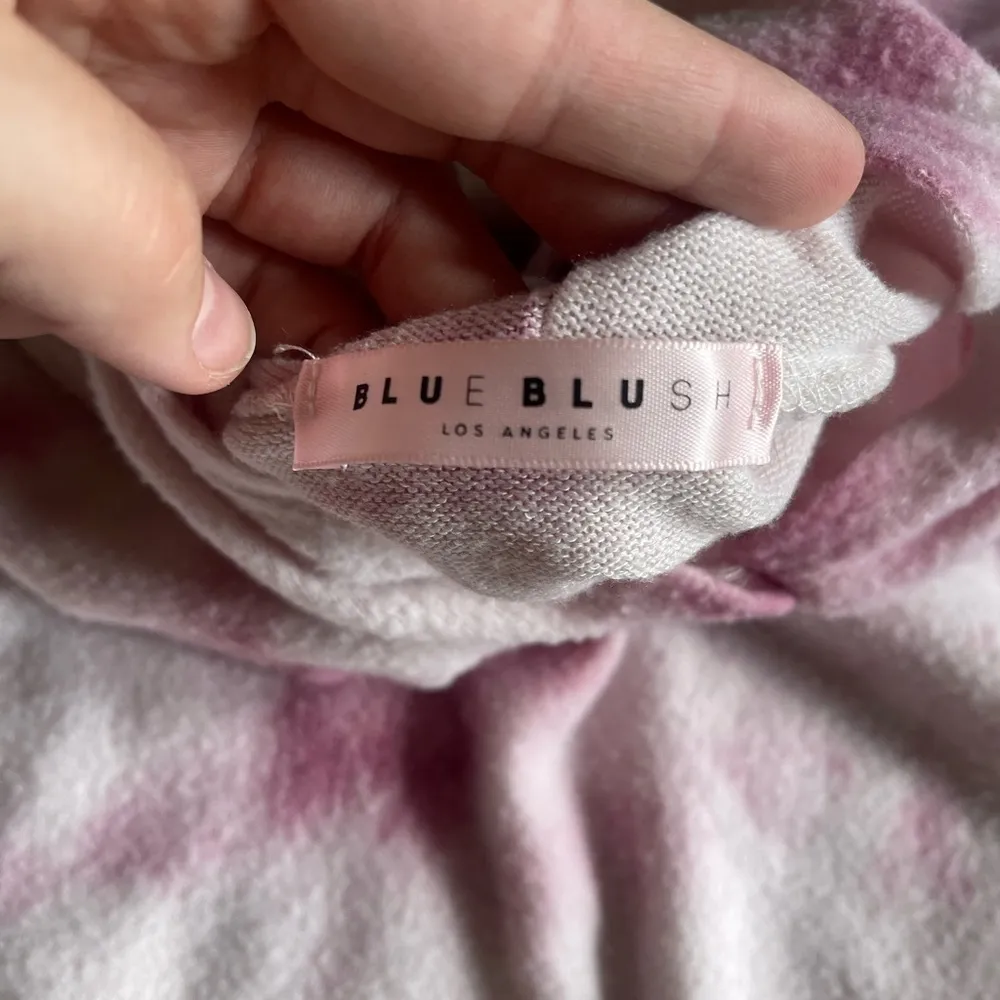 Los Angeles pink tie dye fleece sweatshirt - Image 3