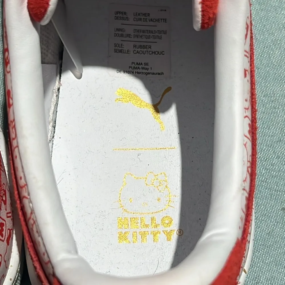 PUMA x Hello Kitty suede shoes Size 9.5   B53 - Image 8