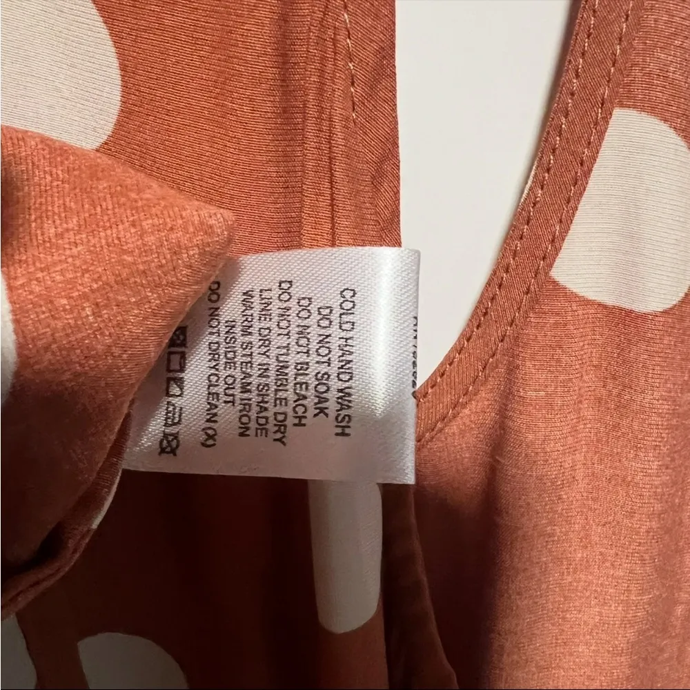 L'Academie x Revolve The Leona Midi Dress in Rust &
Ivory Dot in Rust, EUC - Image 5