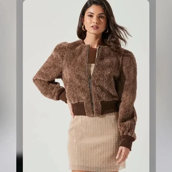 ASTR the Label Stacy Cropped Jacket | XS - Image 2