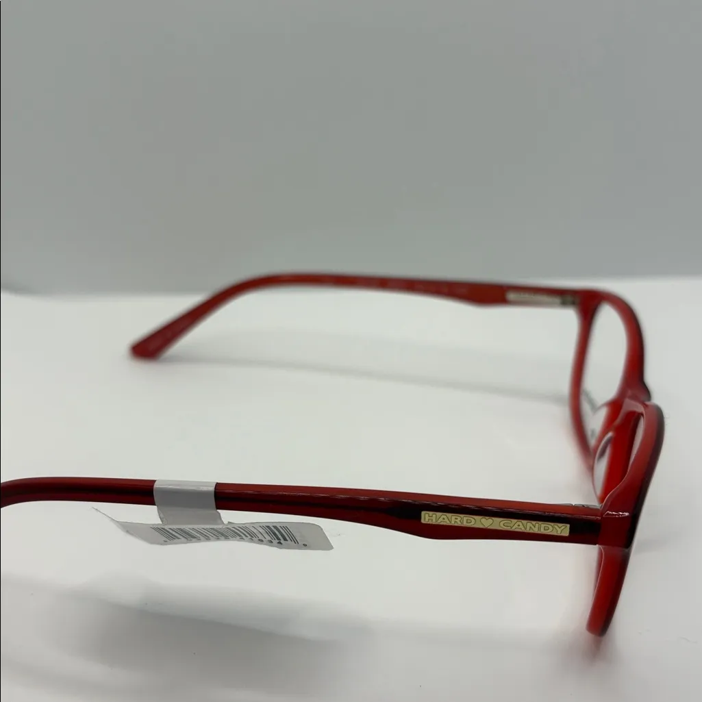 Hard Candy Optical Women's HC39 Vibrant RED Red Eyeglass Frames DEMO NWT - Image 4