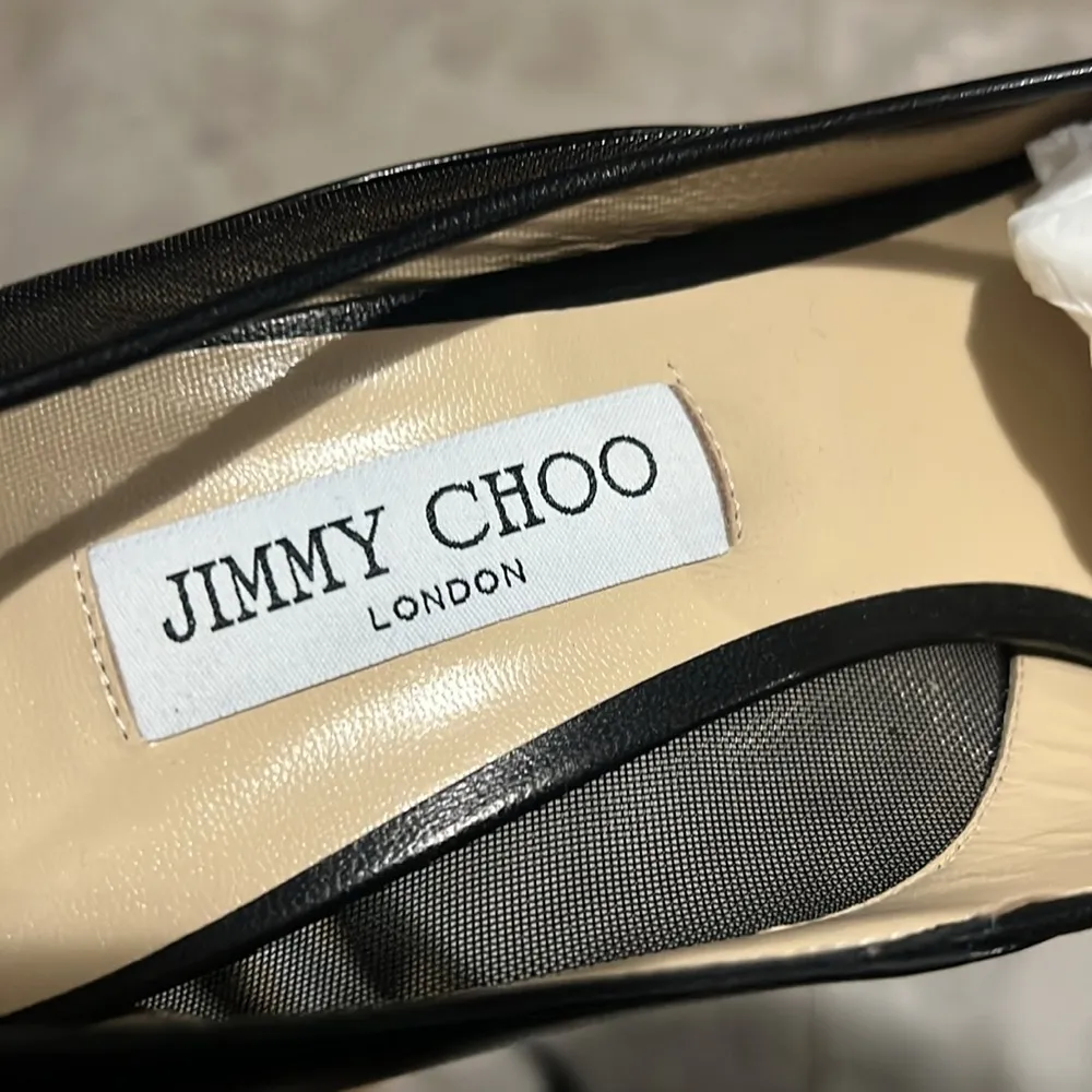 Jimmy Choo Love 85 Leather Mesh Pointed-Toe Pumps Size 43 NEW in Box +2Dust Bags - Image 10