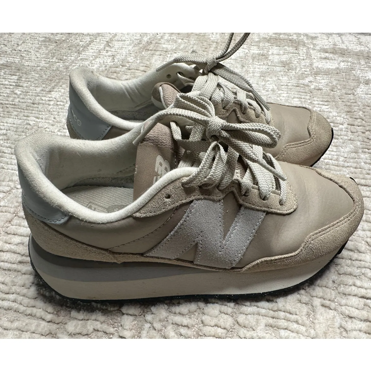 New Balance  Cream 237 Sneakers - Image 3