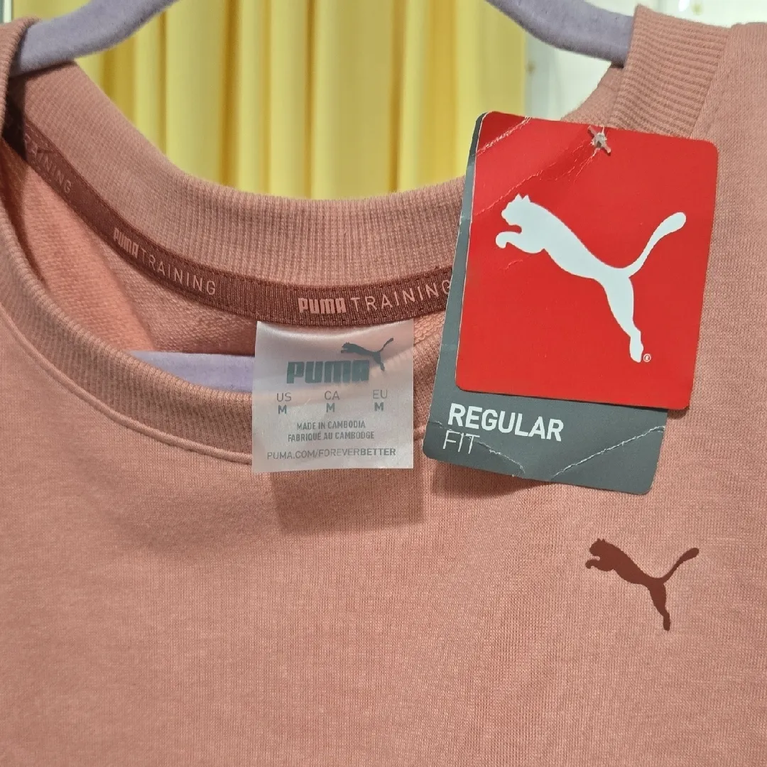 Puma Women's Dusty Pink Sweatshirt - Image 2