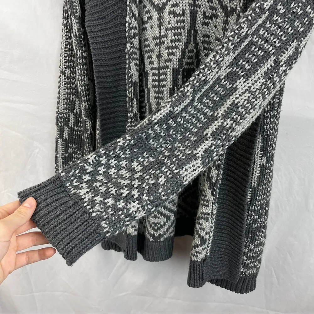 Talbots Wool Blend Metallic Boho Sweater Cardigan - Image 8