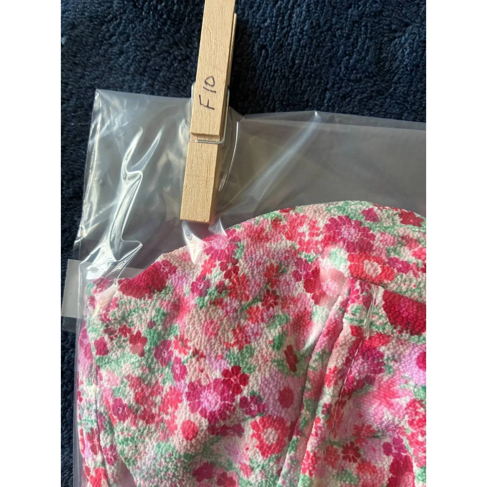 City Triangles Vintage Pink Floral Ribbon Strap‎ Mini Dress Size Medium (F10) - Image 12