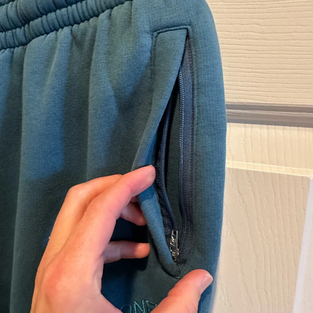 Oner Active Women’s Mid Weight Joggers Size Small Teal Blue Athleisure - Image 3