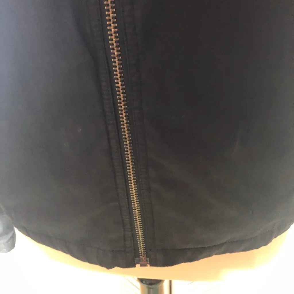 Kenneth Cole Reaction Moto Jacket Waterproof Zipper Front Pocket Black sz XL - Image 8