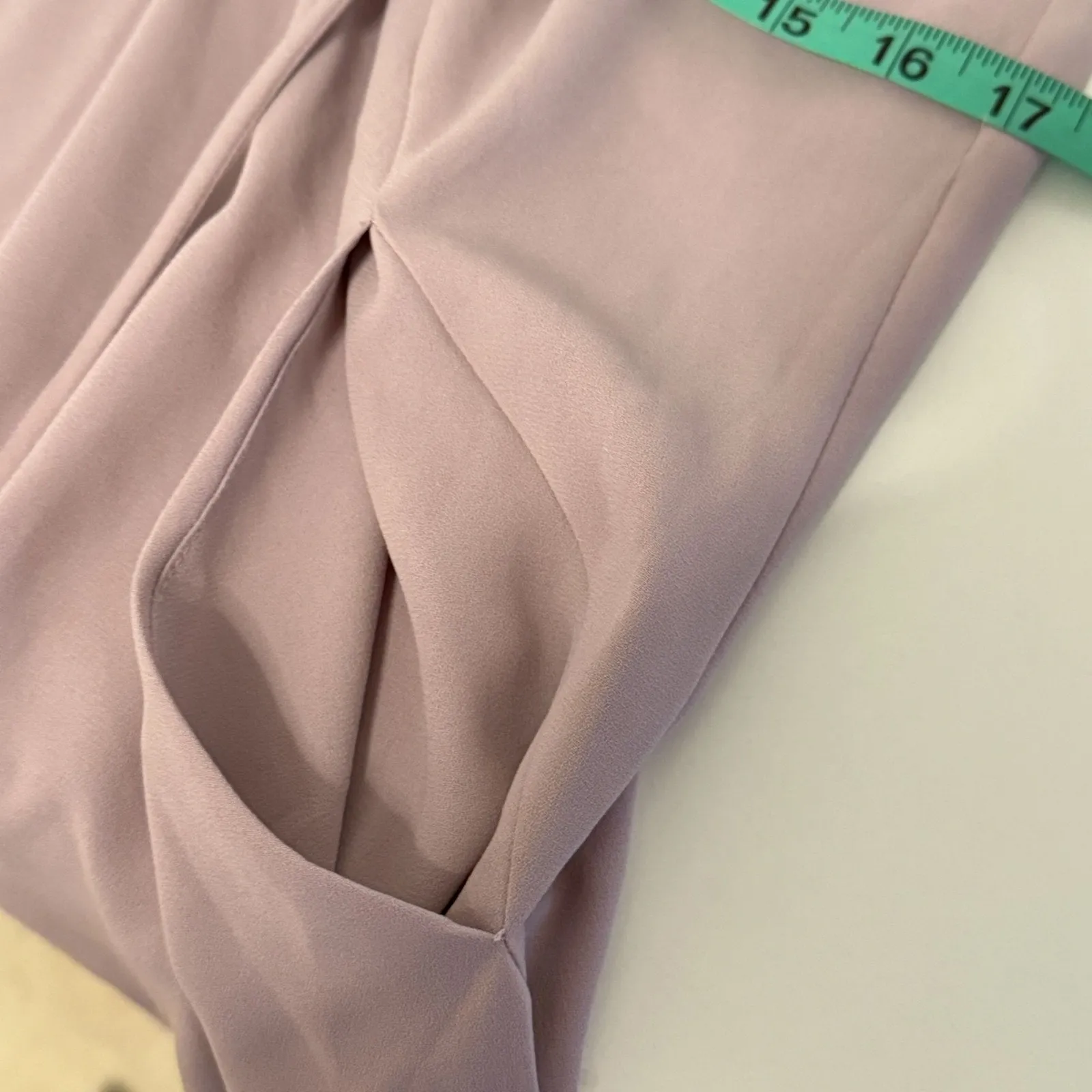 Aritzia Wilfred Sabine Dress Sleeveless Faux Wrap Size Med Mini‎ Ballet Feminine - Image 12