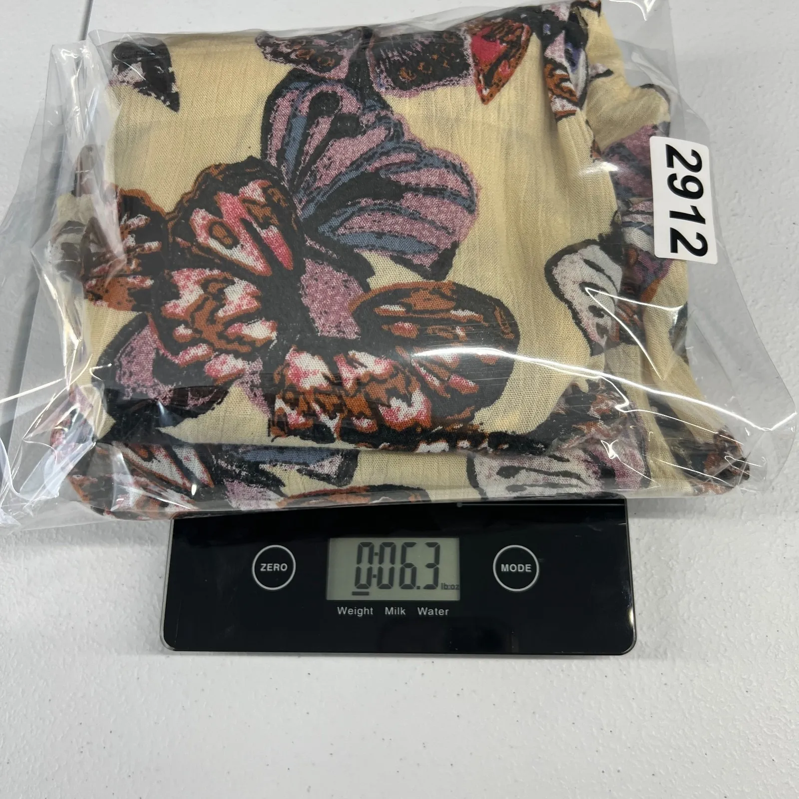 Entro Tunic Top Womens Small Multicolor Butterfly Keyhole Neck Bell Sleeves - Image 13