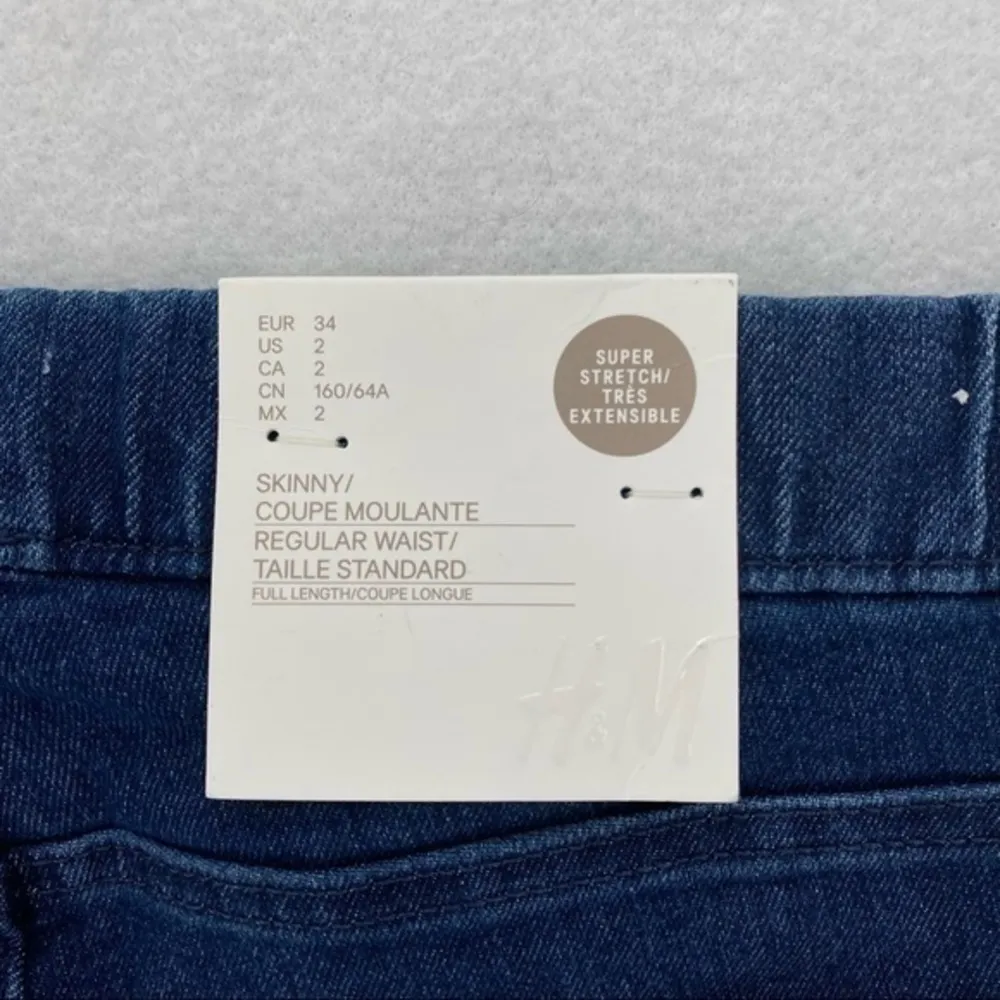 H&M‎ Dark Wash Denim Stretch Pull-On Jegging - Image 8