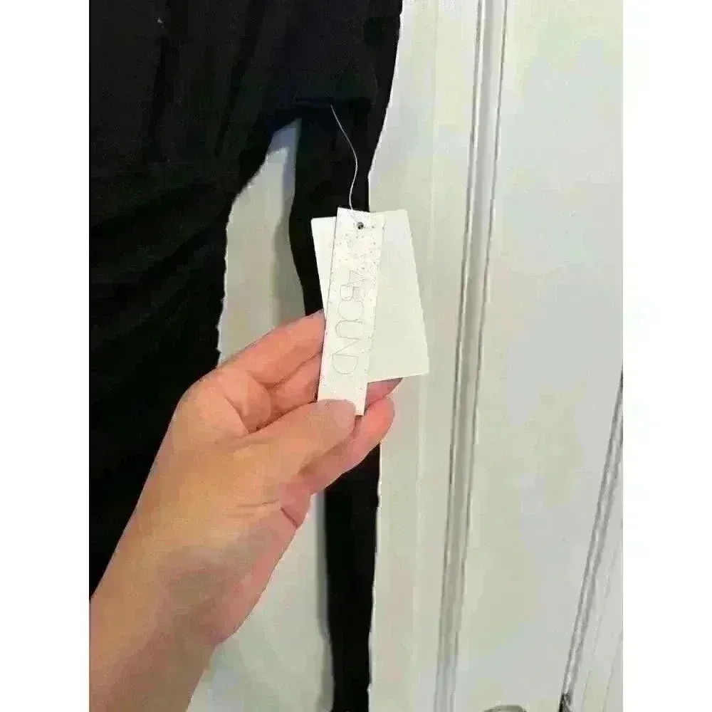 Abound Black Ruched Long Sleeve Bodysuit‎ size XS NWT - Image 3