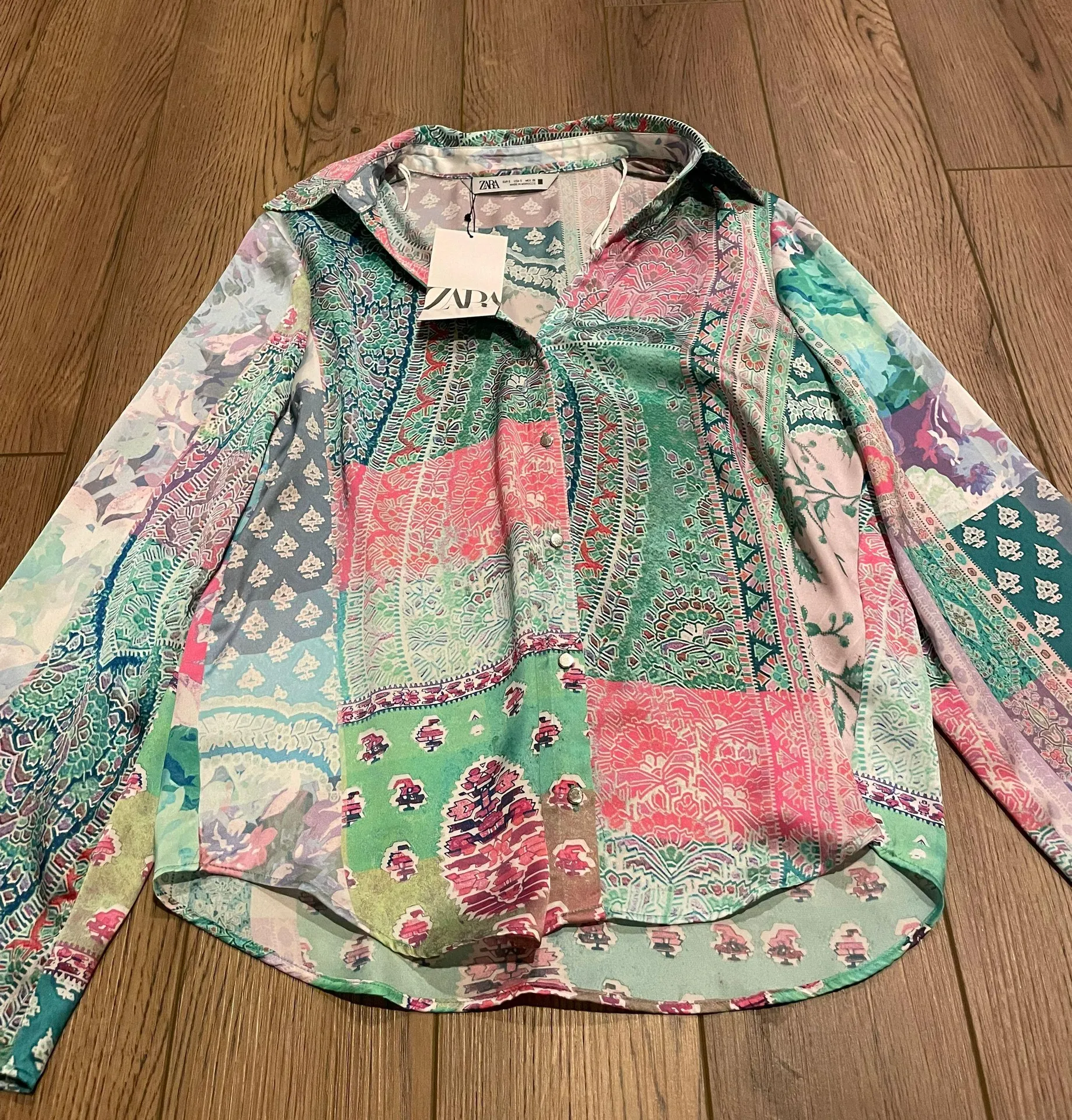 Floral Silk Top - Image 6