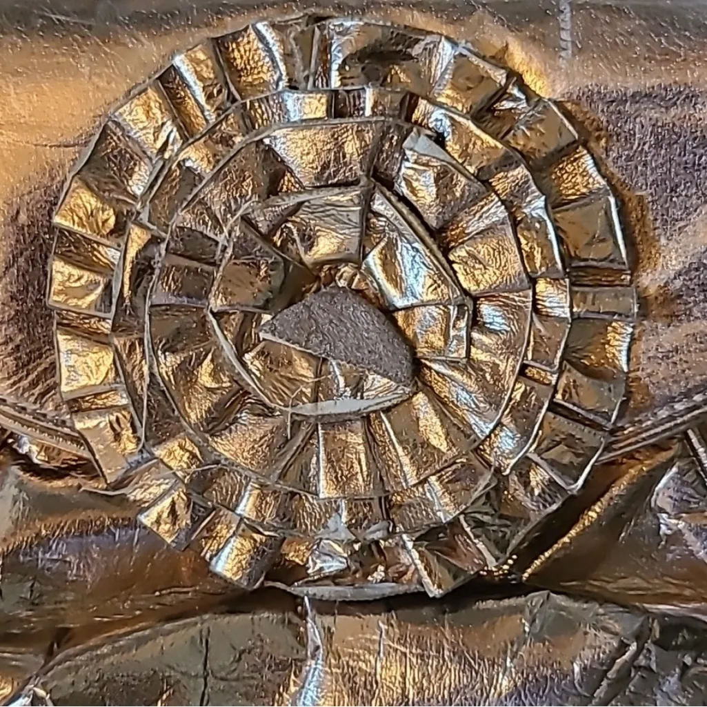 Loeffler Randall for Target - Rose feature  Gold Metallic Clutch - Image 3