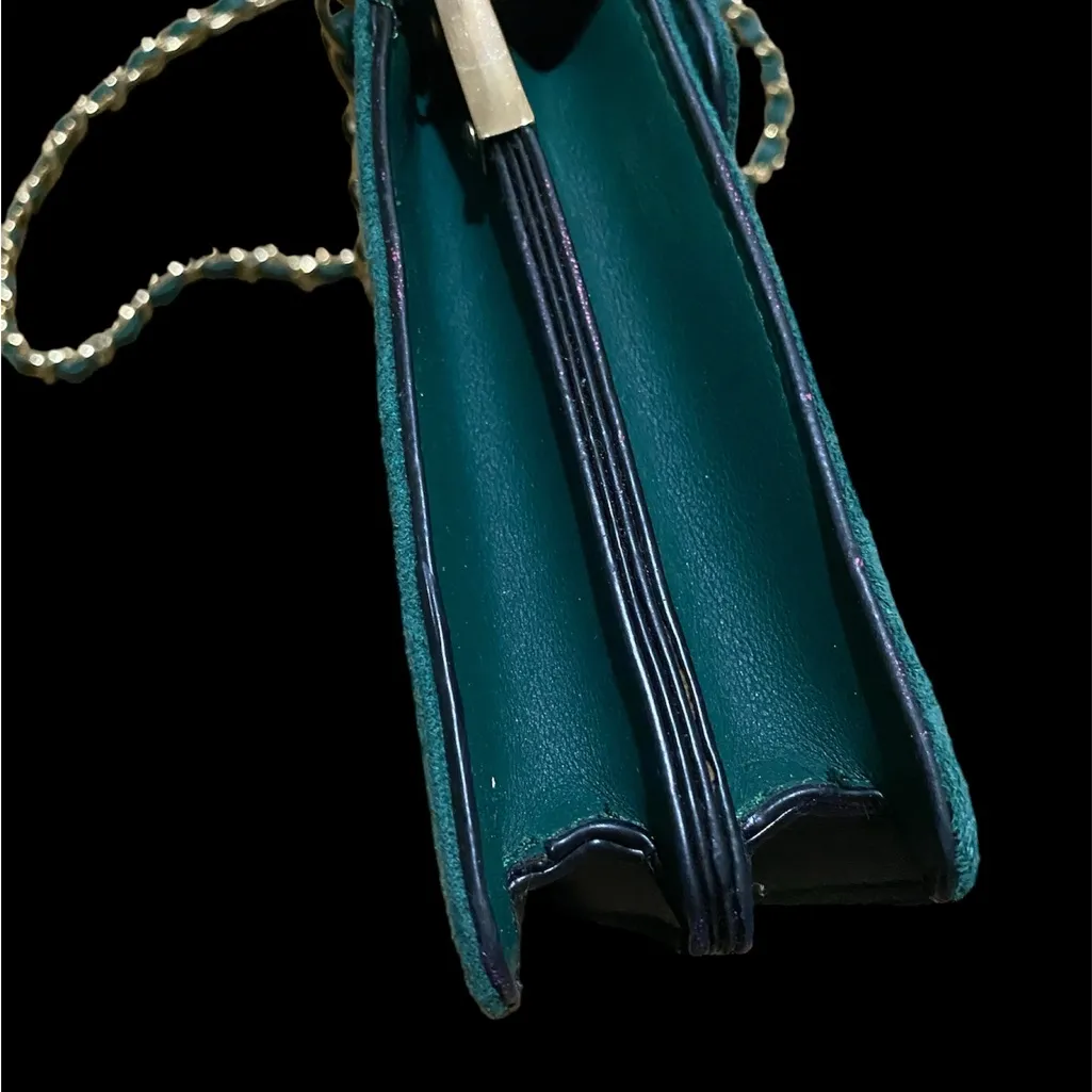 Green and gold studded crossbody - Image 3