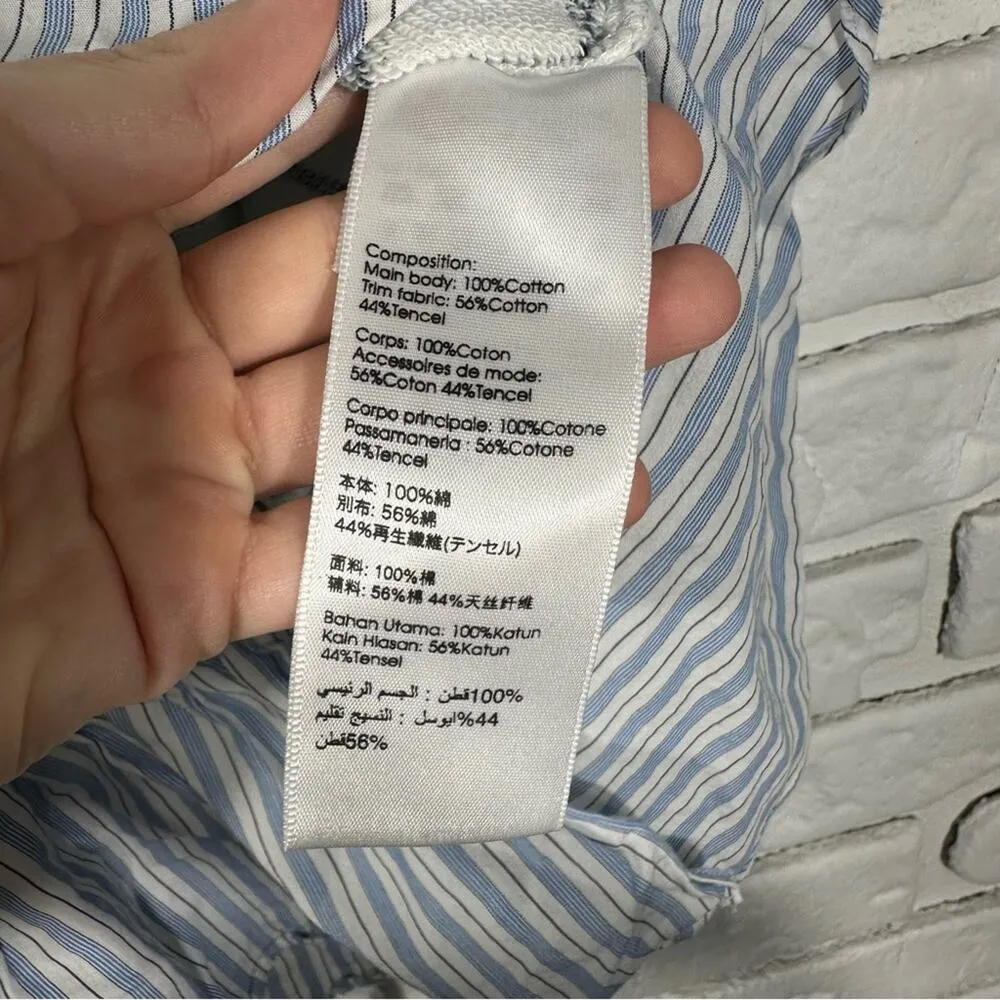 3.1 Phillip Lim  Striped Peplum Top Size XS - Image 5