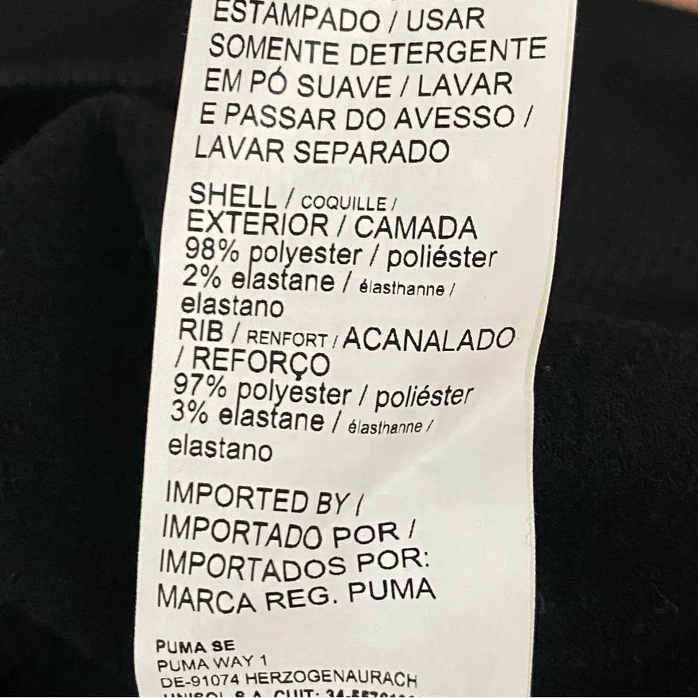 PUMA XTG Black Crew Neck Crop Sweatshirt Athletic LS Top Size M - Image 12