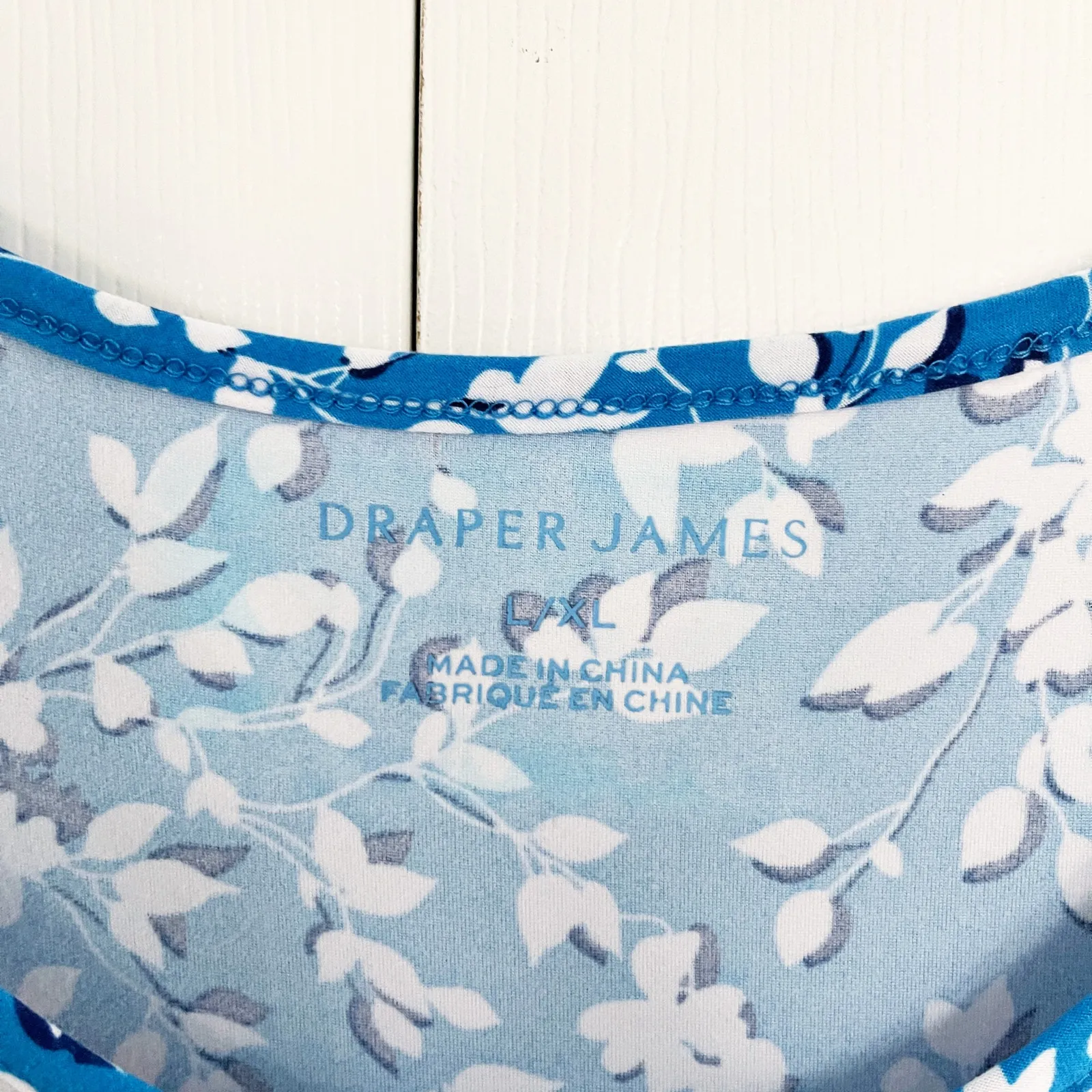 Draper James  Blue Floral Ruffle Nightie - Image 4