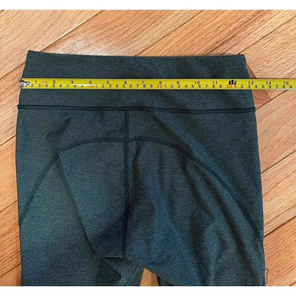 Outdoor Voices Women's Dark Green Heathered Leggings Size S Activewear - Image 3