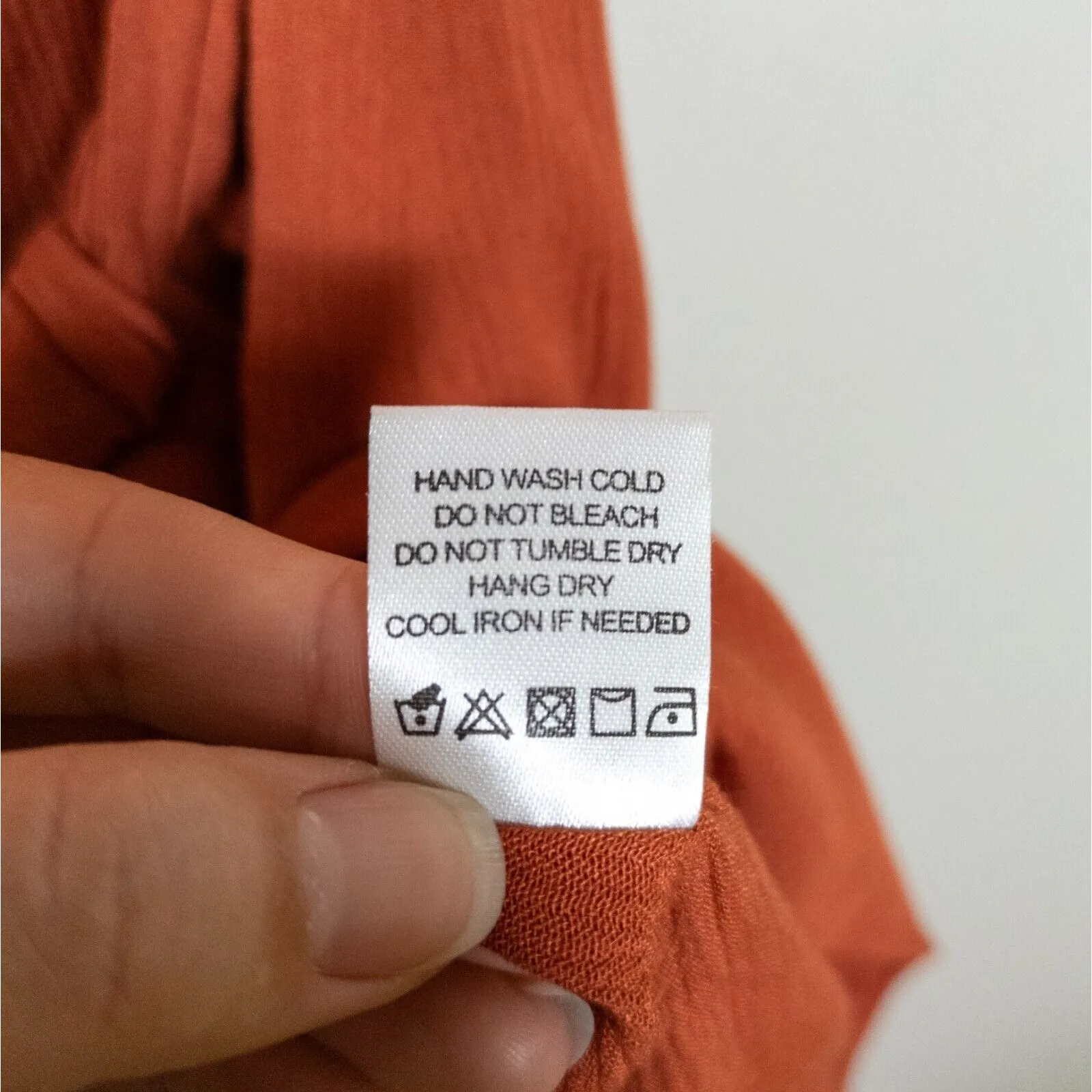 MAJORELLE Evelyn Mini Dress Terracotta Orange Twist Front Cutout Women's Small - Image 7